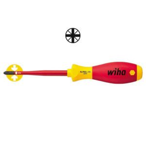 schroevendraaier kruis schroevendraaier WIHA SoftFinish Electric slimFix Xeno Schroevendraaier 3281 SL/PZ2x100