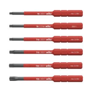WIHA SlimVario Electric slimBitset TORX 2831 B604, 6-delig