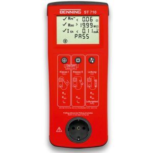 BENNING ST 710 Apparatentester incl. Tas en Meetsnoeren
