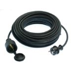 verlengkabel verloopkabel rubber 5 meter