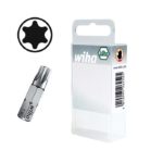 WIHA Standaard bit TORX Standaard bit C 6,3 7015Z T40x25 in blister (2 stuks)