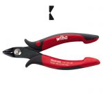 WIHA Zijkniptang Electronic brede, spitse kop met klein facet  Z 41 3 03 138mm