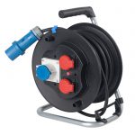 Schwabe CEE Camping Haspel 230V Neopreen H07RN-F 3x2,5 16A IP44  25m