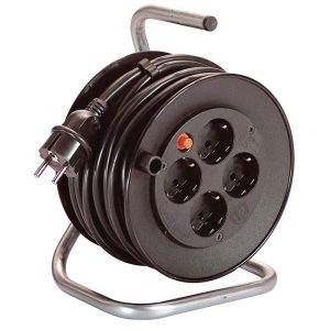 Schwabe Minikabelhaspel Vinyl H05VV-F 3x1,5  Ø190mm IP20 15m
