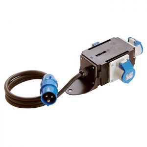Schwabe CEE MIXO Camping Stroomverdeler Ems 230V 16A IP44 1,5m H07RN-F3G2,5