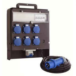 Schwabe CEE FIXO Market-square Stroomverdeler 230V 16A H07RN-F3G2,5 IP44