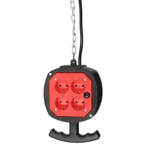 Schwabe Hangende Stroomverdeler 8 x 230V H05VV-F 3G1,5 3m