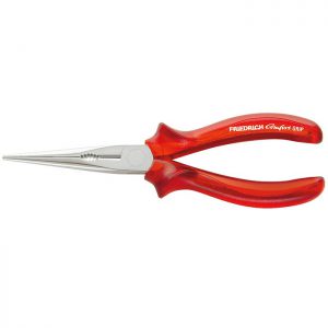 Friedrich Telefoontang recht rood transparant 200mm