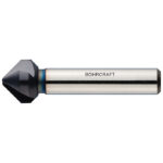 BC Verzinker HSS-TiALN DIN335C 90° met ronde-schacht 20,5mm
