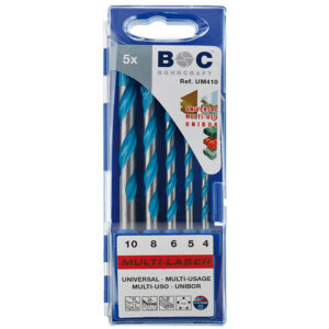 BC Multi-Laser Betonborenset UM 410 4/5/6/8/10mm 5dlg