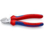 KNIPEX Zijsnijtang verchroomd/comfort 160 mm