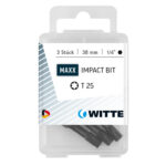 WITTE Bitdoos 3x BIT IMPACT T-40