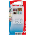 Fischer Wandhaak Fast & Fix wit