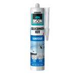 Bison Siliconenkit Sanitair 300ml koker antraciet