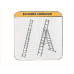 Cimco Ladder 3-delig, 3x10