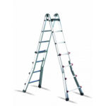 Cimco Telescoopladder aluminium, 2x8