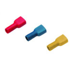 Cimco Volledig geïsoleerde Vlaksteekhuls 0,5 - 1mm² / 2,8mm x 0,5mm, rood