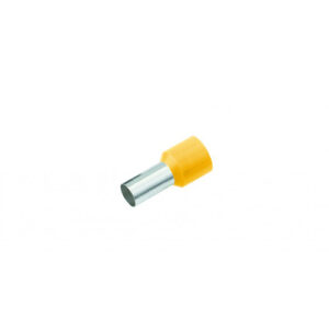 Cimco Geïsoleerde Adereindhuls, DIN 46228, 1mm², lengte 12mm, geel