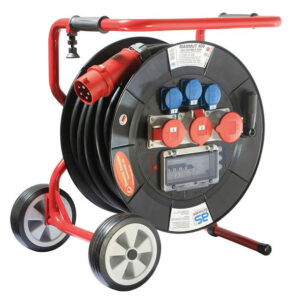 Schwabe Verrijdbare Mammoet Haspel H07RN-F 5G6 3x230V 2x400V/16A 1x400V/32A 30m