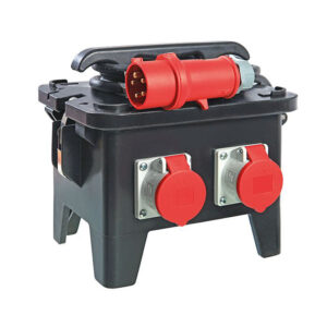 Schwabe CEE Mobiele Stroomverdeler 400V/16A IP44 H07RN-F 5x2,5 2m
