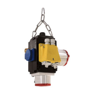 Schwabe MIXO Hangverdeler VI DAT+ 1x 230V/16A 2x RJ45 Cat6 1xCEE 400V/16A+ 32A 5-polig