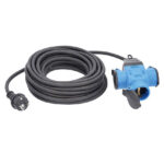 Schwabe Verlengkabel Neopreen H07RN-F 3x1,5 4,5m met Verdeeldoos 230V/16A IP44 3-voudig