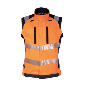 Vlamvertragende dames softshell bodywarmer