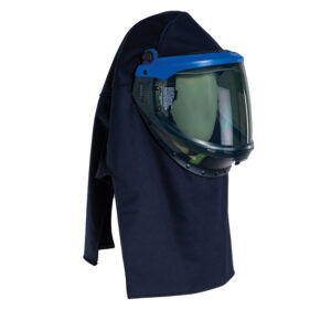 Set- Elektrische vlamboog Hoofdbescherming + gelaatsscherm + helm (Arc Flash Hood)