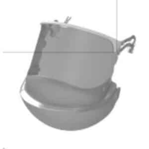 VERVANGINGSVIZIER CL.2 36CAL T.B.V. ARC FLASH HELM CL.2 G113.1122