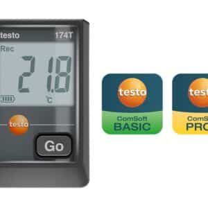 Testo 174 T - Mini-temperatuur-datalogger met USB-C en pc-software